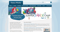 Desktop Screenshot of danceworksgj.com